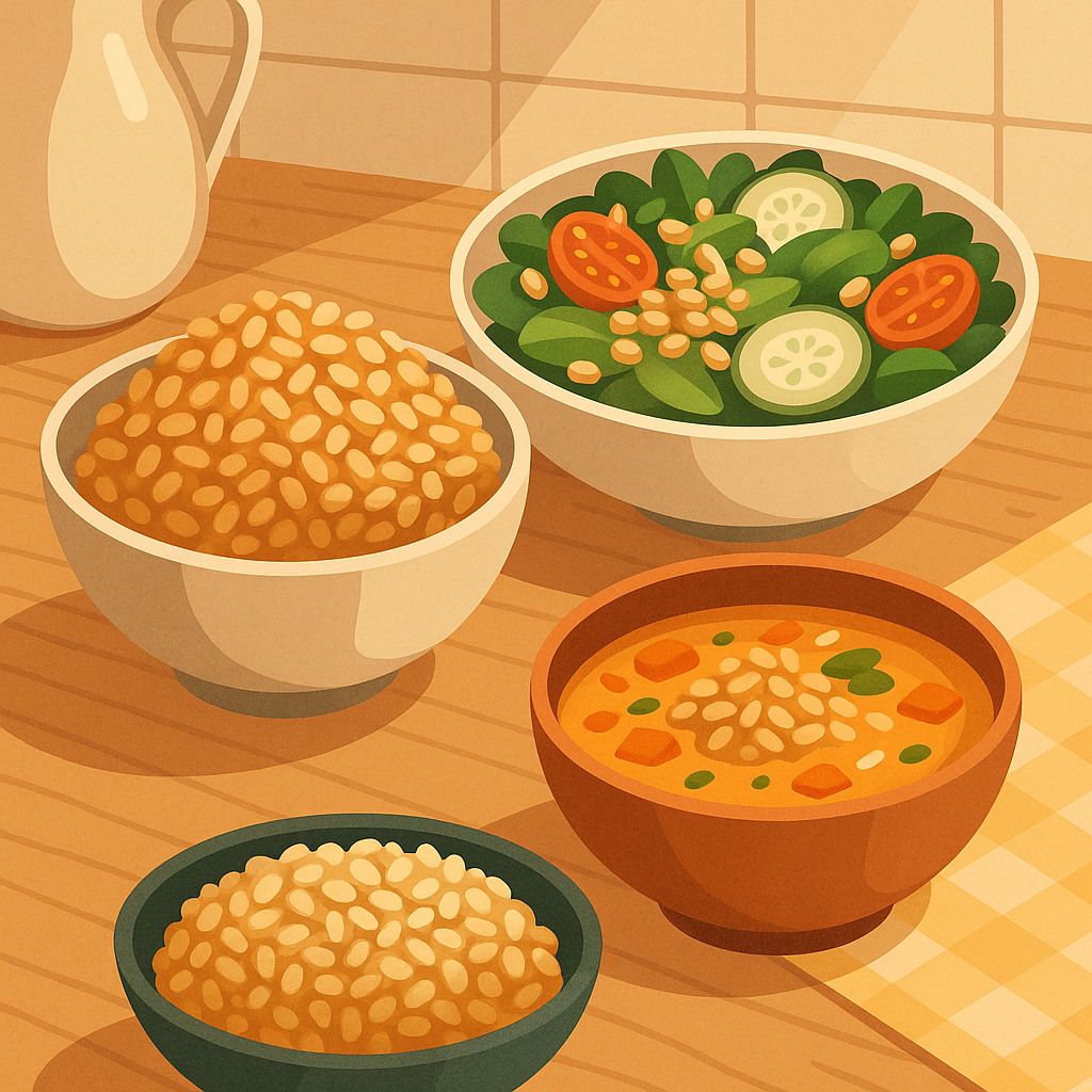 파로 먹는법, 음식을 표현한 일러스트