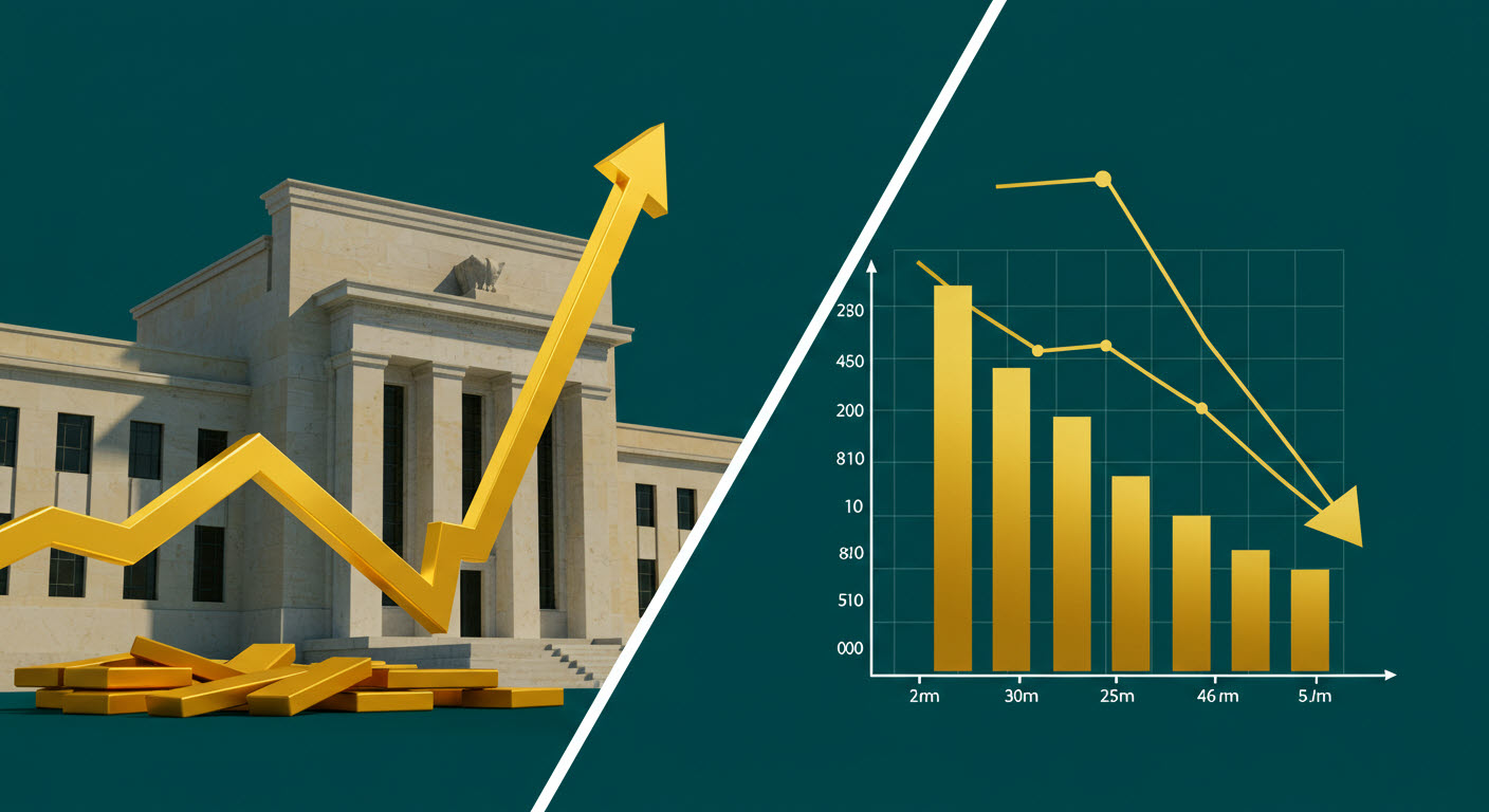 금시세가 오르고 내리는 주식창과 비슷한 삽화