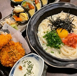 명란우동