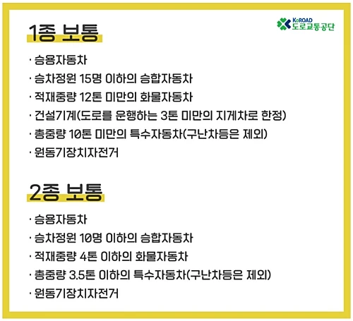 면허종별-운전-가능-차량