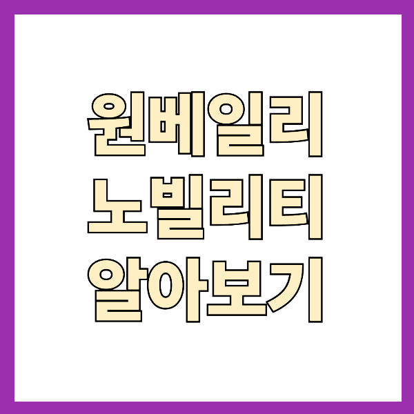 원베일리 노빌리티