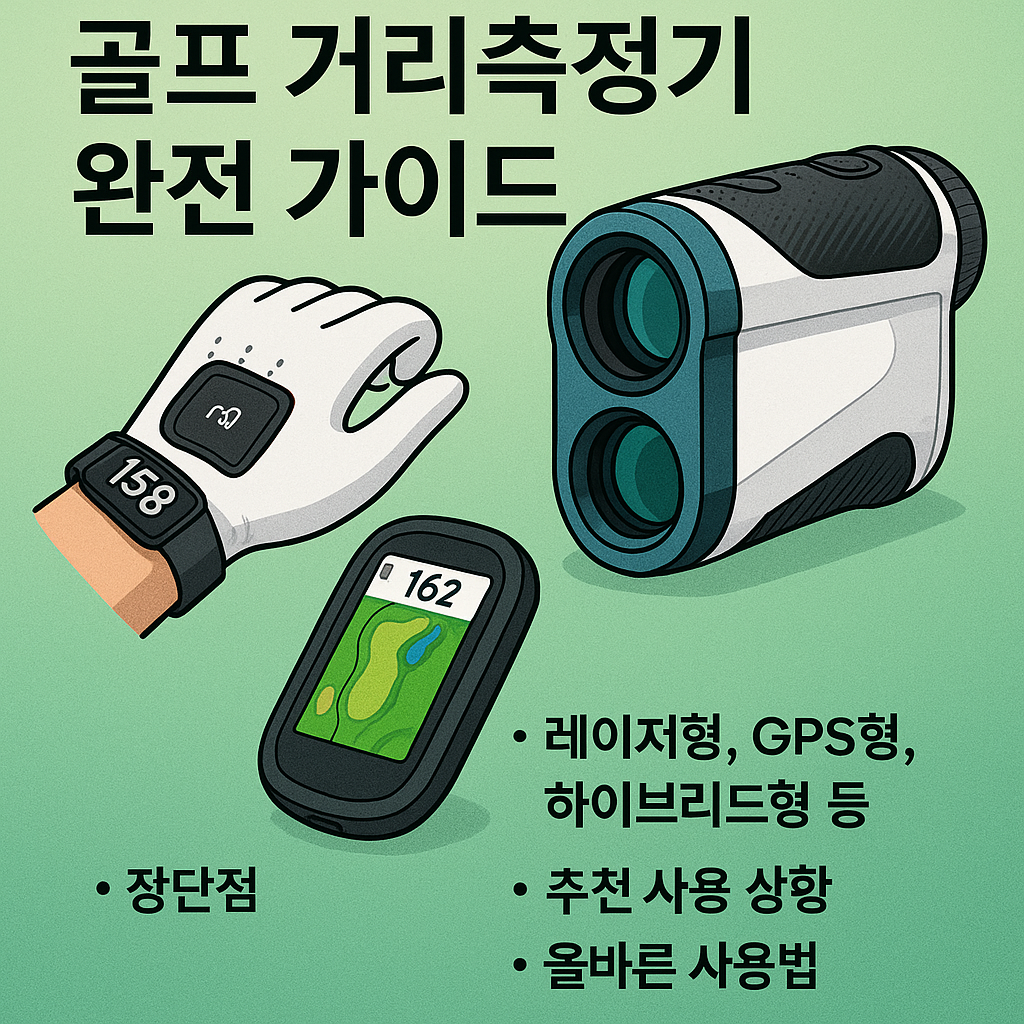 정확한 거리 계산이 스코어를 바꾼다! 골프 거리측정기 완전 가이드 사진