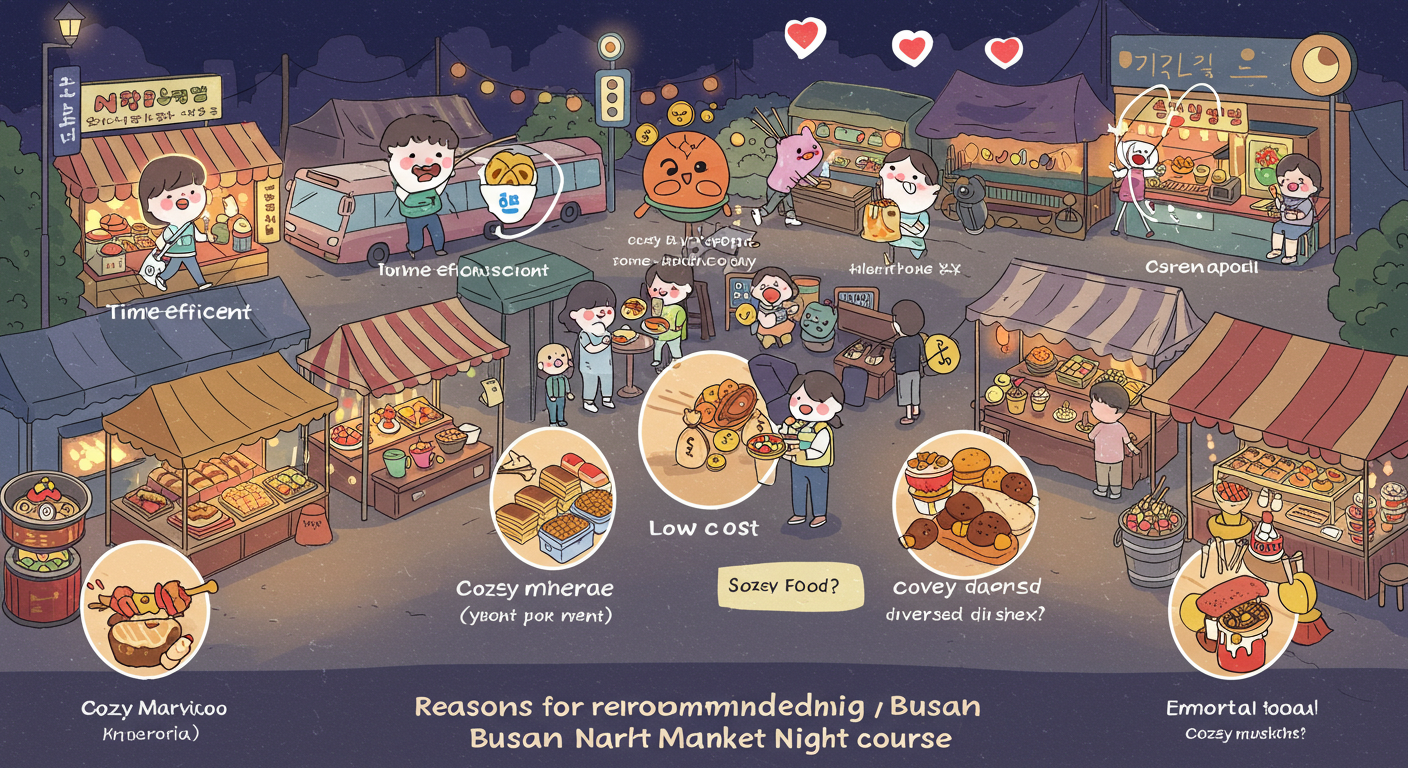부산 야시장 밤 코스 추천 이유