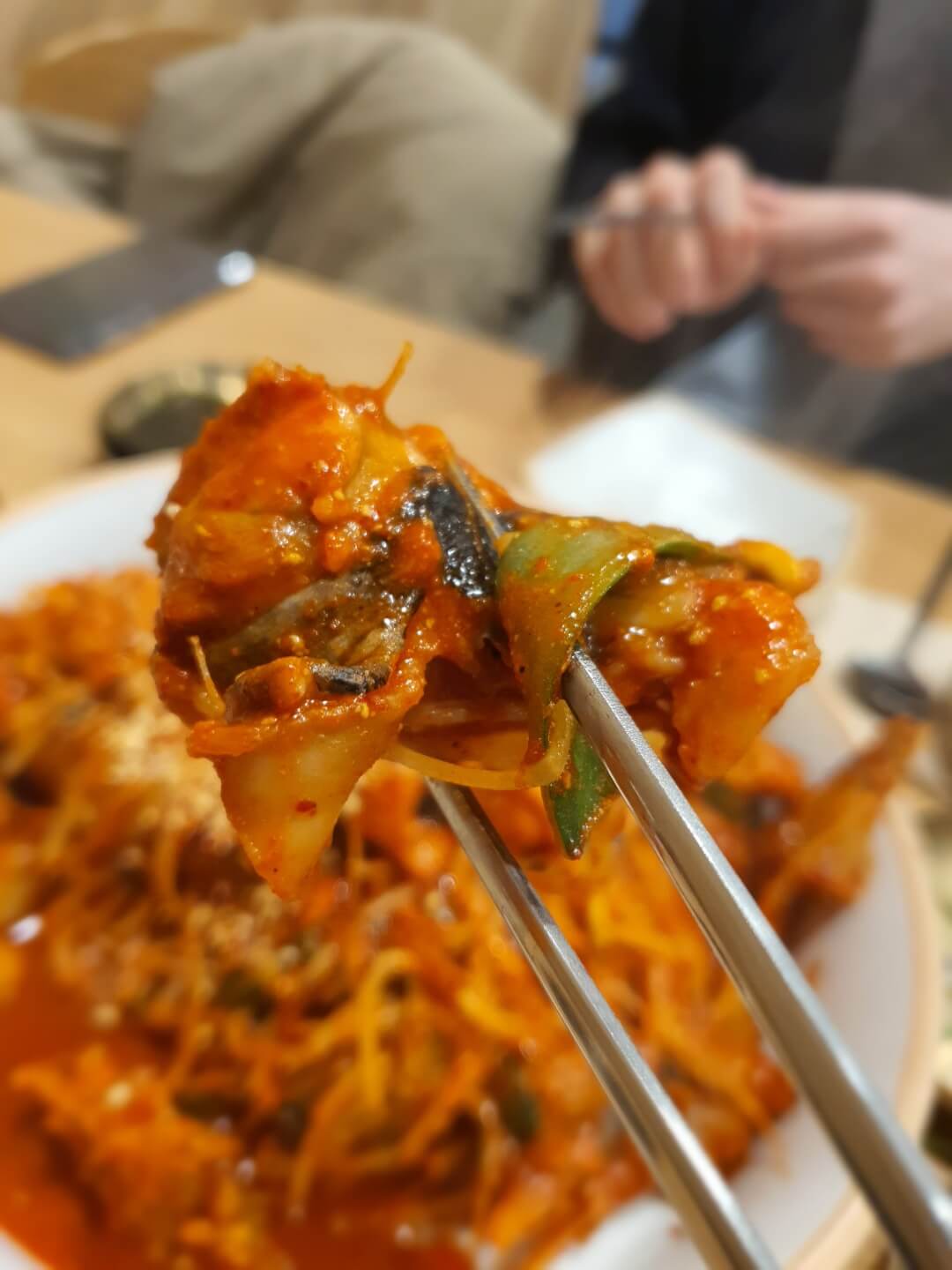 송도 아구찜 맛집 진지한 아귀와 콩나물