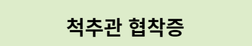 척추관 협착증