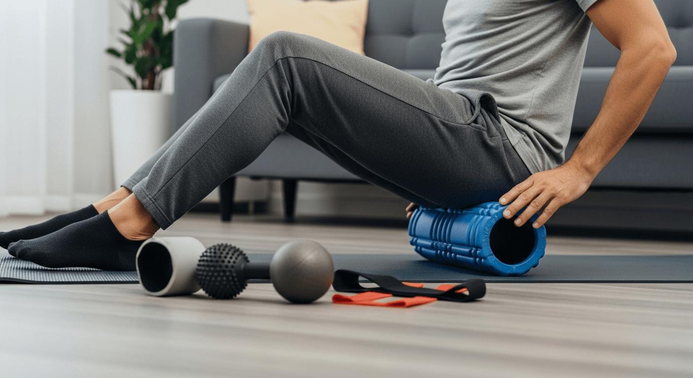 장시간 좌식 업무로 인한 골반 압박을 해소하고 전립선 건강을 지키기 위한 노마드의 물리적/식단 방어 루틴