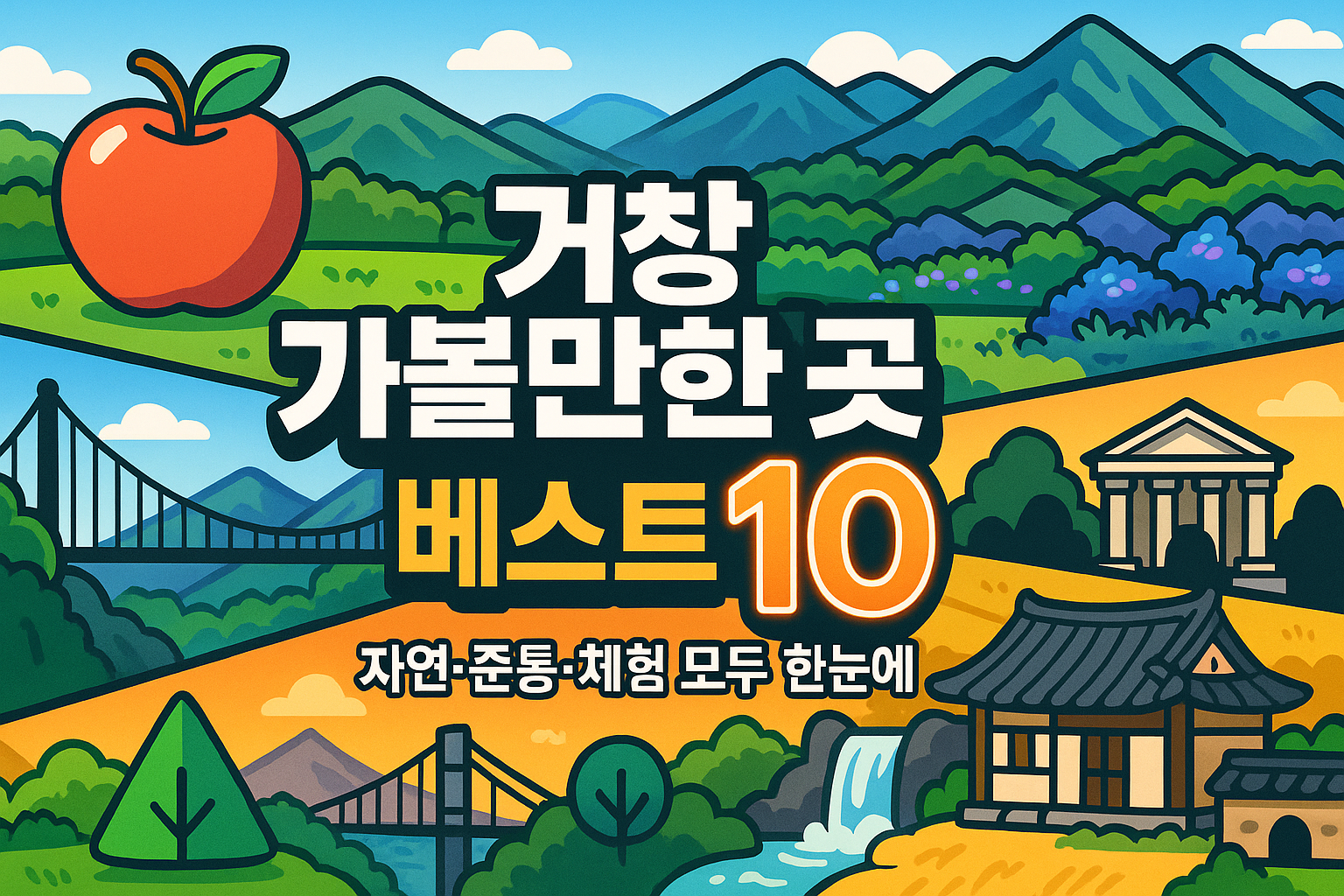 거창 가볼만한곳 베스트10