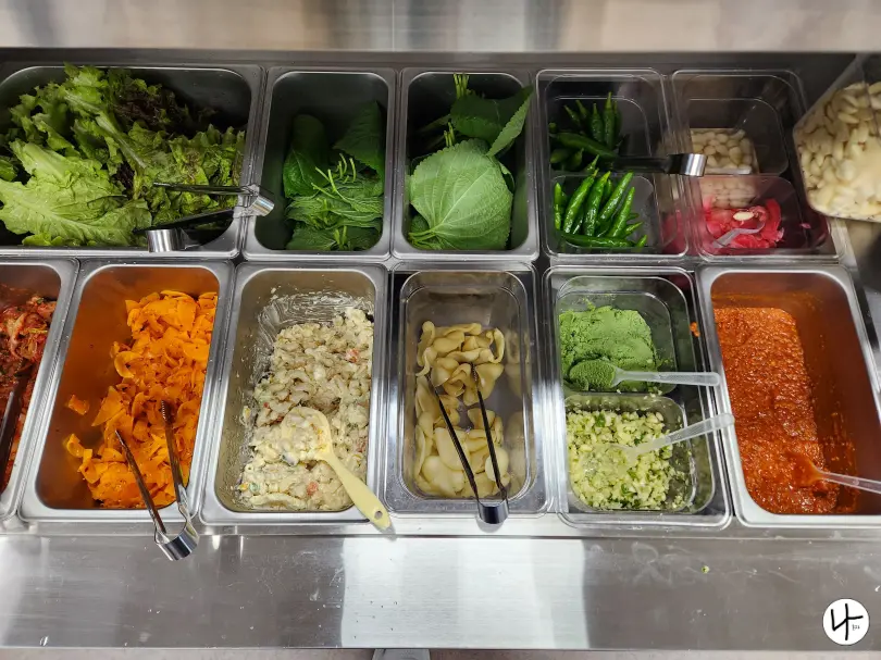 각총-야채가-있는-셀프바