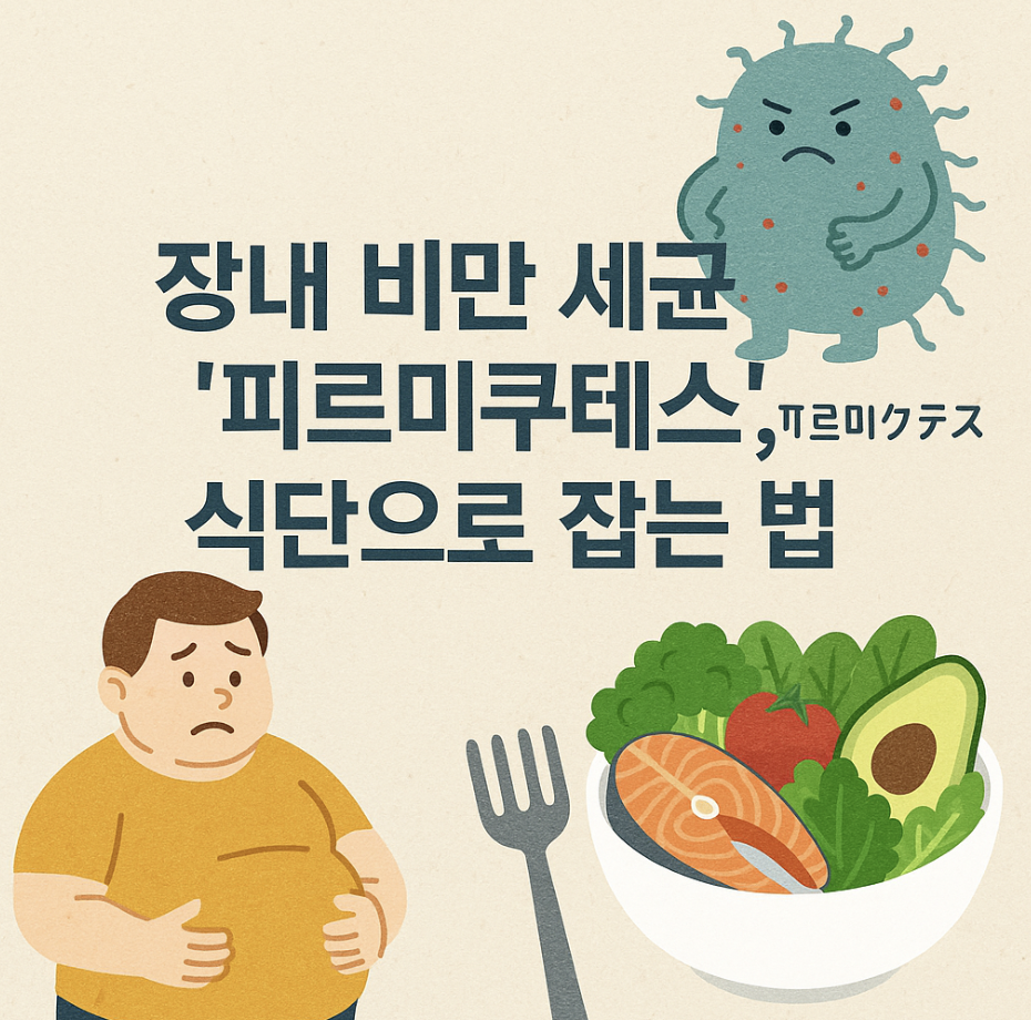 장내 비만 세균 '피르미쿠테스', 식단으로 잡는 법