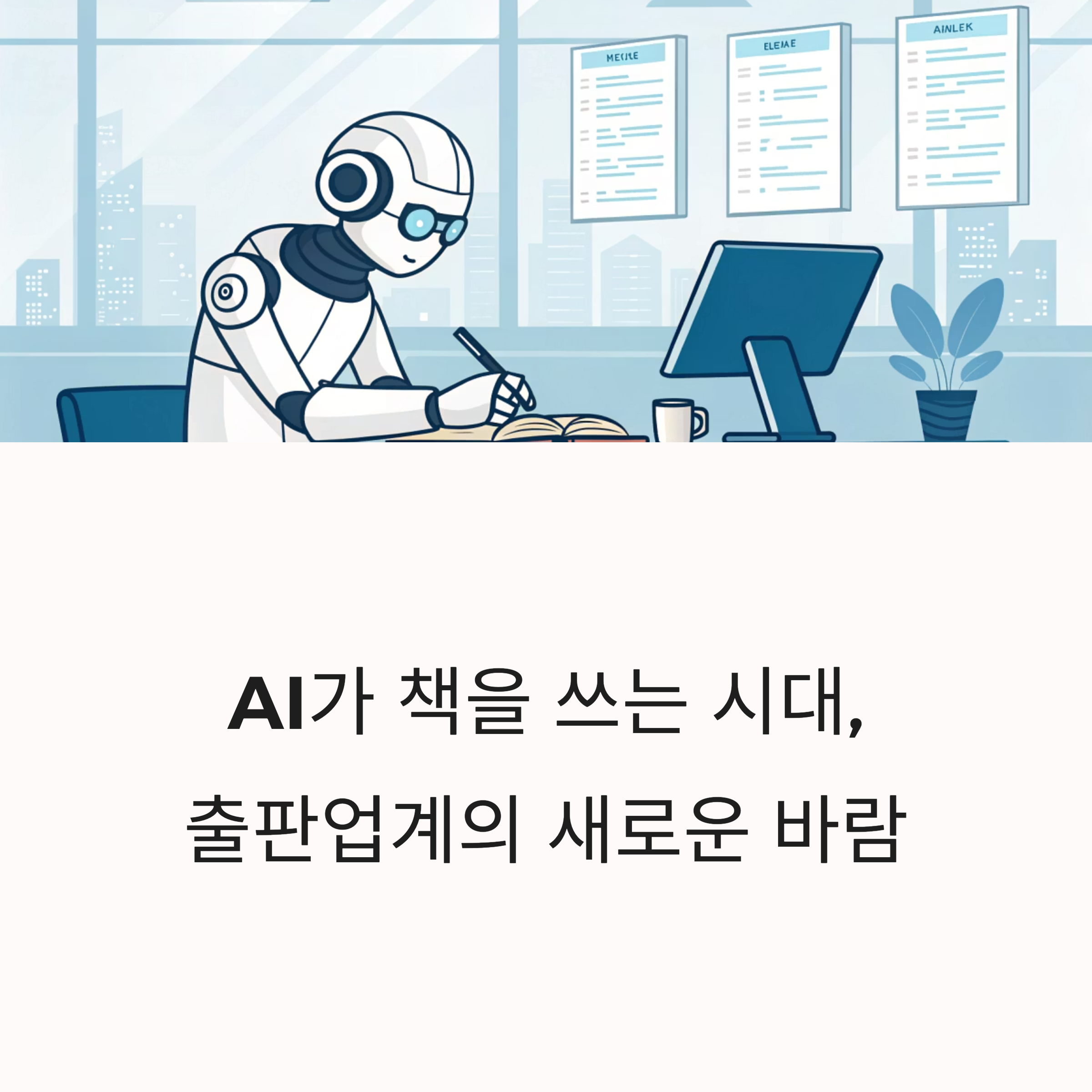 AI 자동 집필의 부상, 출판계에 어떤 영향을 줄까요?