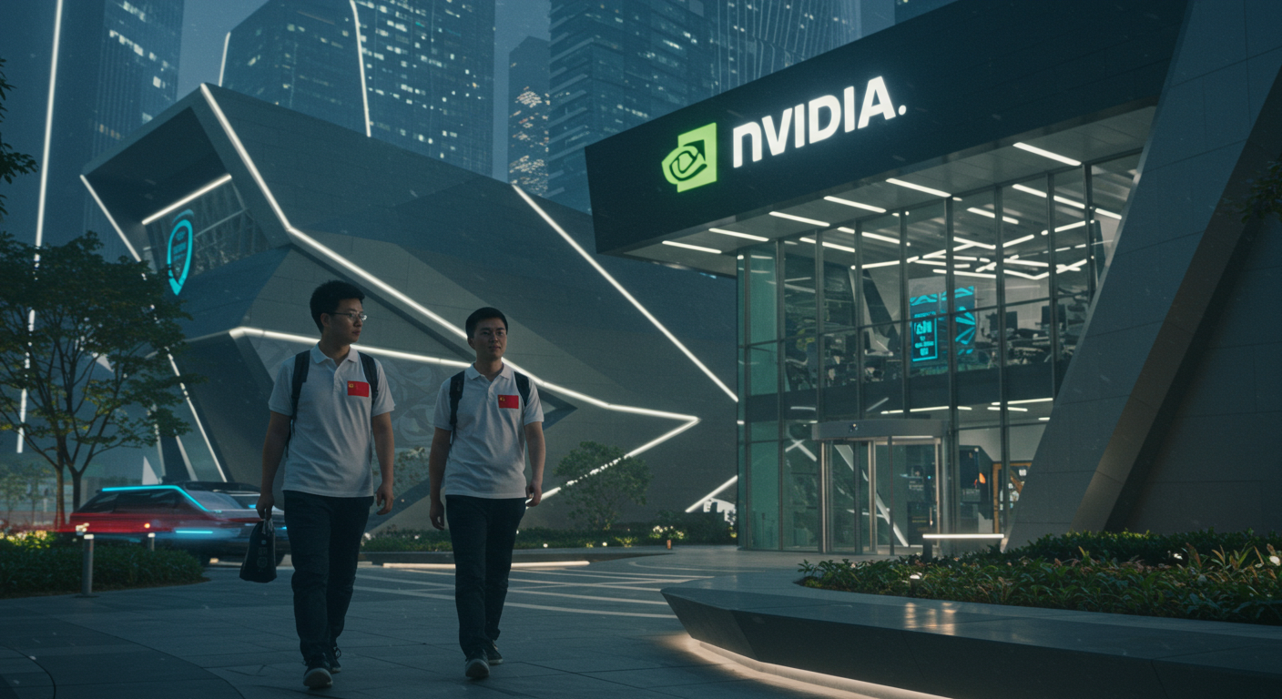 엔비디아 중국 AI 인재 영입