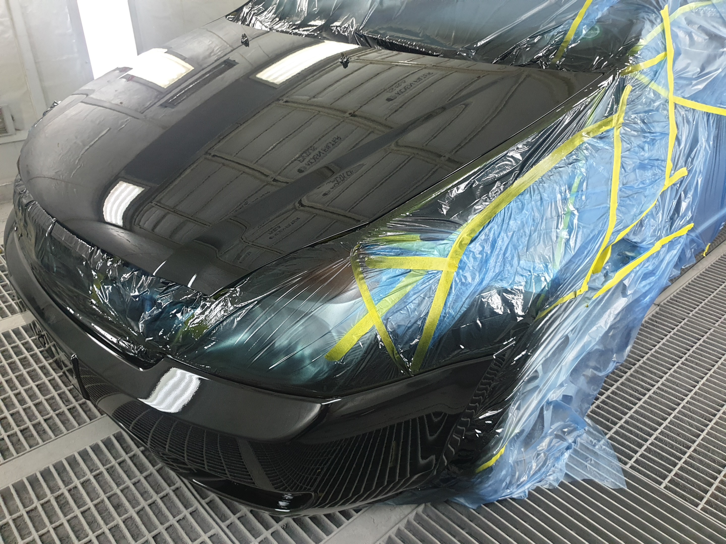 본네트 도색완료 사진