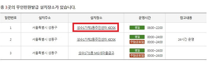 무인민원발급기_설치장소