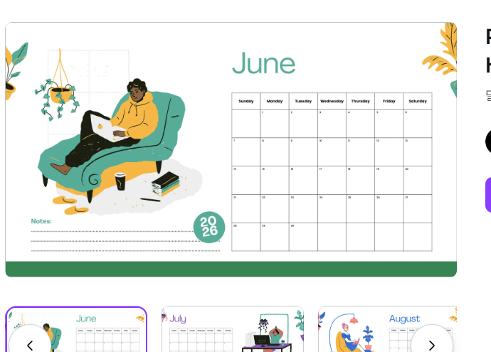 2026년 달력 무료 다운로드 사이트