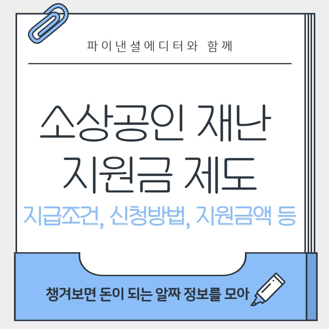 2025년 소상공인 재난 지원금 제도; 지급 조건, 신청 방법, 지원 금액, 우선 순위 및 사례