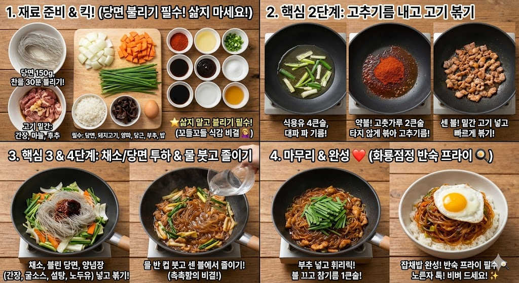 고추잡채밥 황금레시피