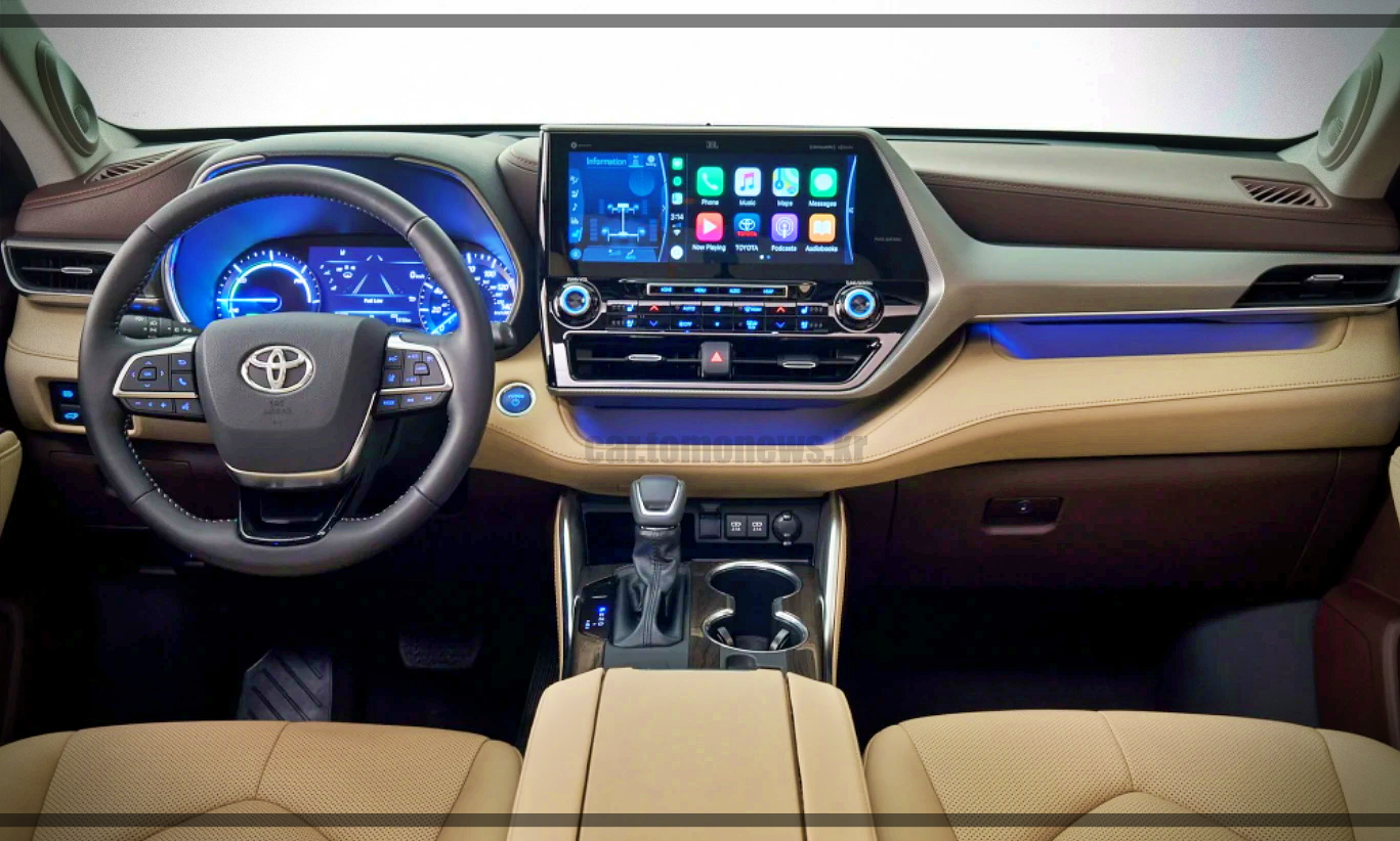 토요타-하이랜더-하이브리드-실내-디자인