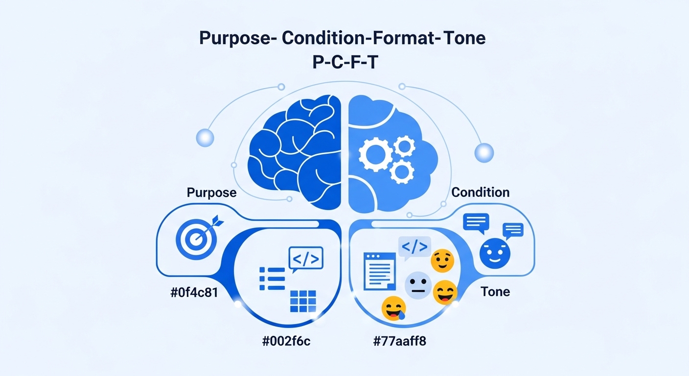 챗GPT 프롬프트, P-C-F-T 공식, AI 활용법, 프롬프트 엔지니어링, 챗GPT 사용법, 인공지능 대화, 효율적인 프롬프트, AI 생산성, 챗GPT 팁, 2026 AI 트렌드
