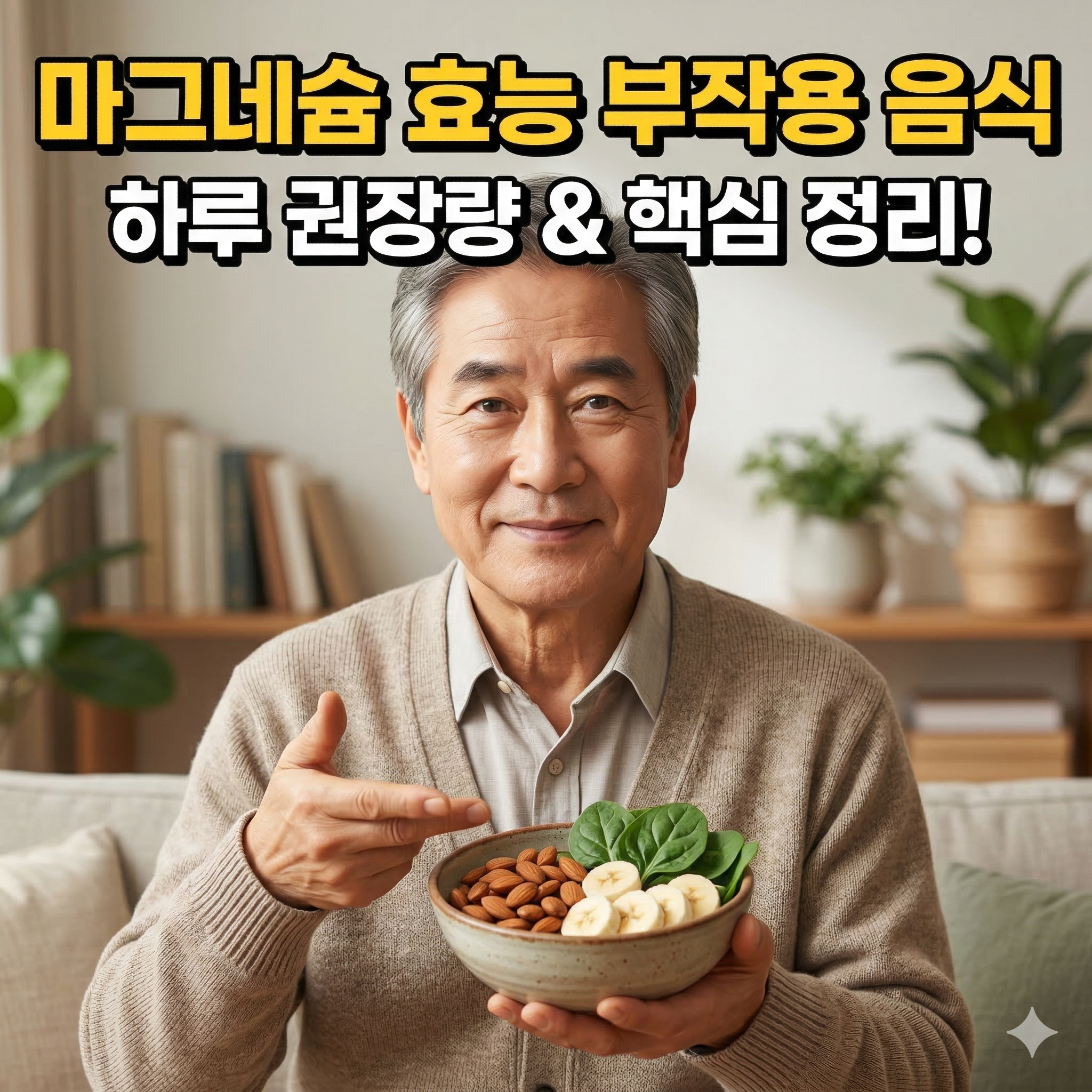 마그네슘 효능 부작용 음식 알아보기