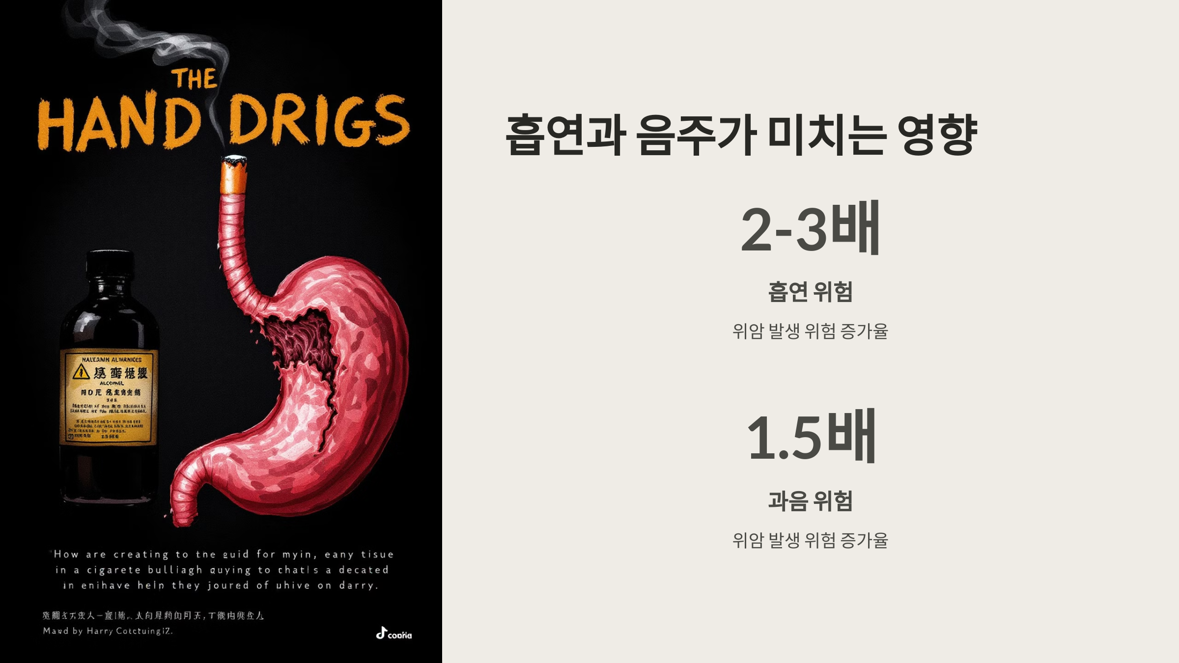 흡연과 음주가 미치는 영향