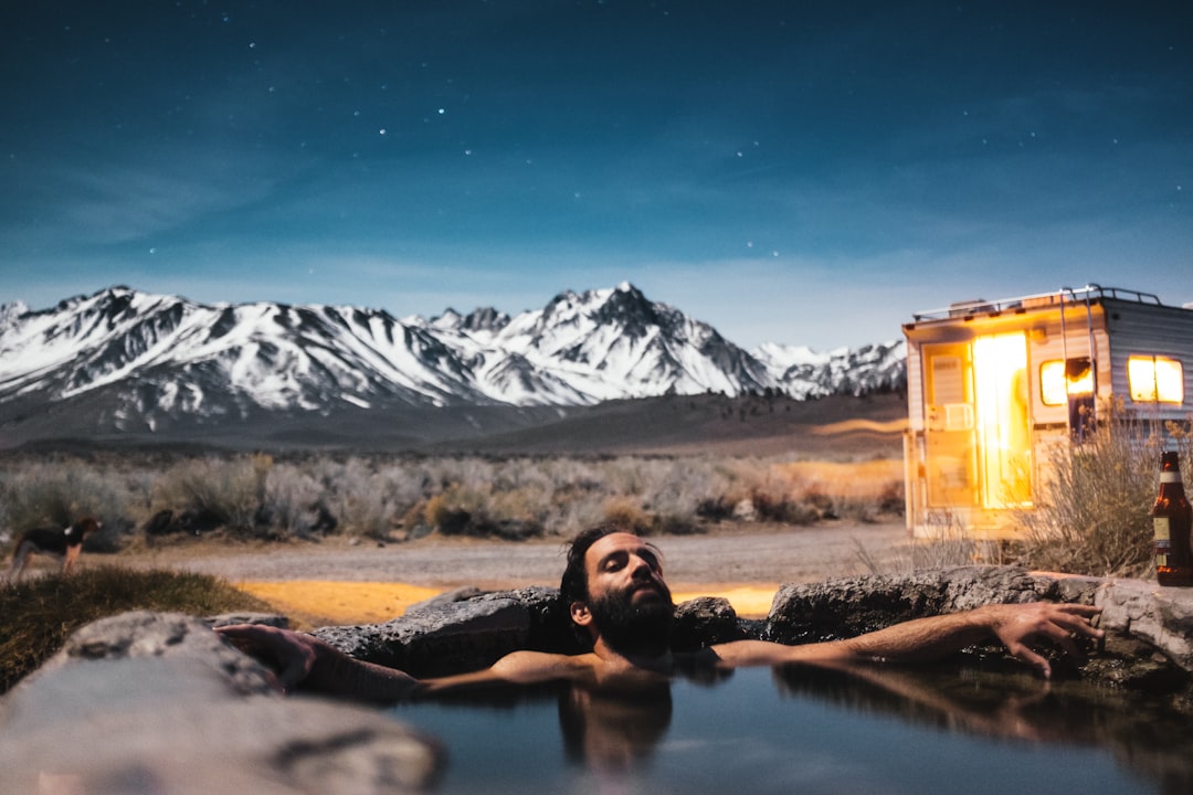 Hot spring.