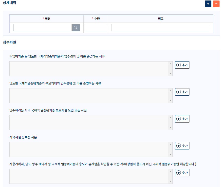 앵무새환경청양도양수신고