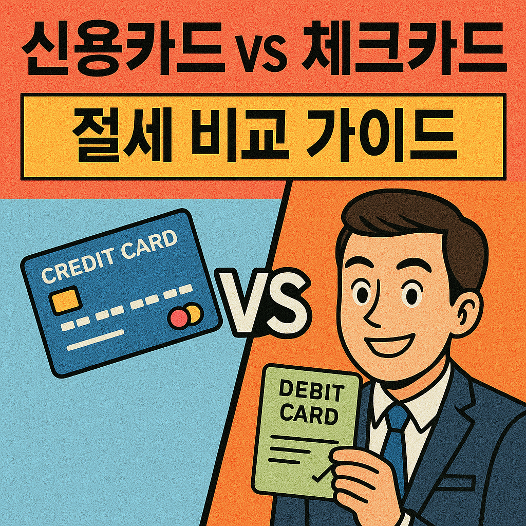 신용카드 vs 체크카드 절세 비교 가이드 관련사진