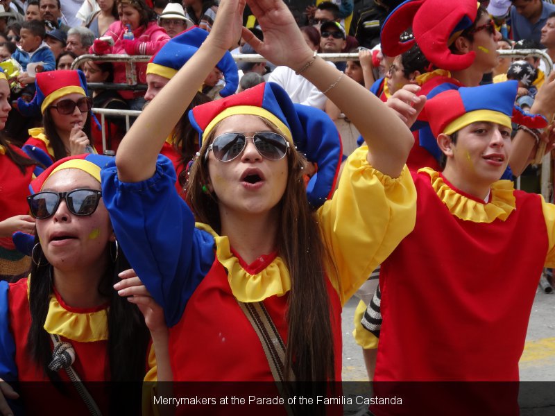 콜롬비아 블랑코 이 네그로스 축제