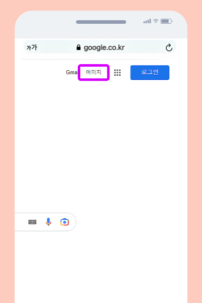 아이폰 구글 이미지 검색