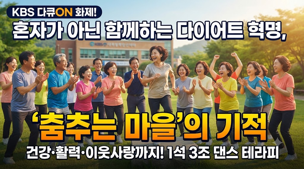 KBS 《다큐ON》 혼자가 아닌 함께하는 다이어트 혁명, '춤추는 마을'의 기적