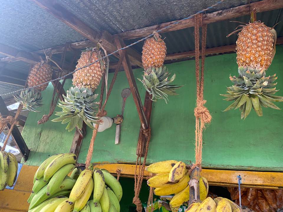 스리랑카 시골마을에서 장보기