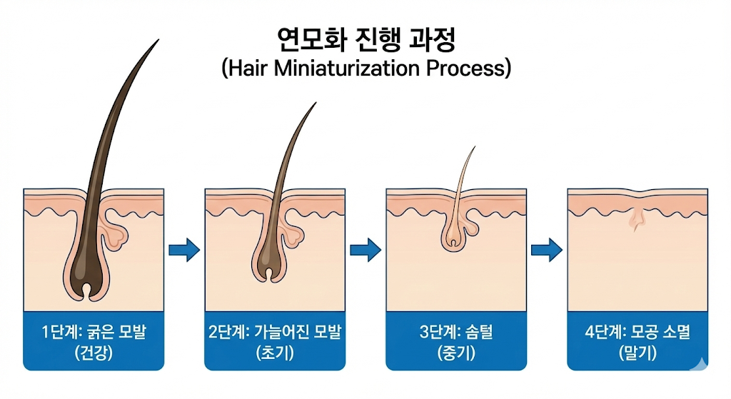 연모화 진행 과정