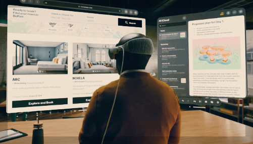 비전프로를 통한 가상세계