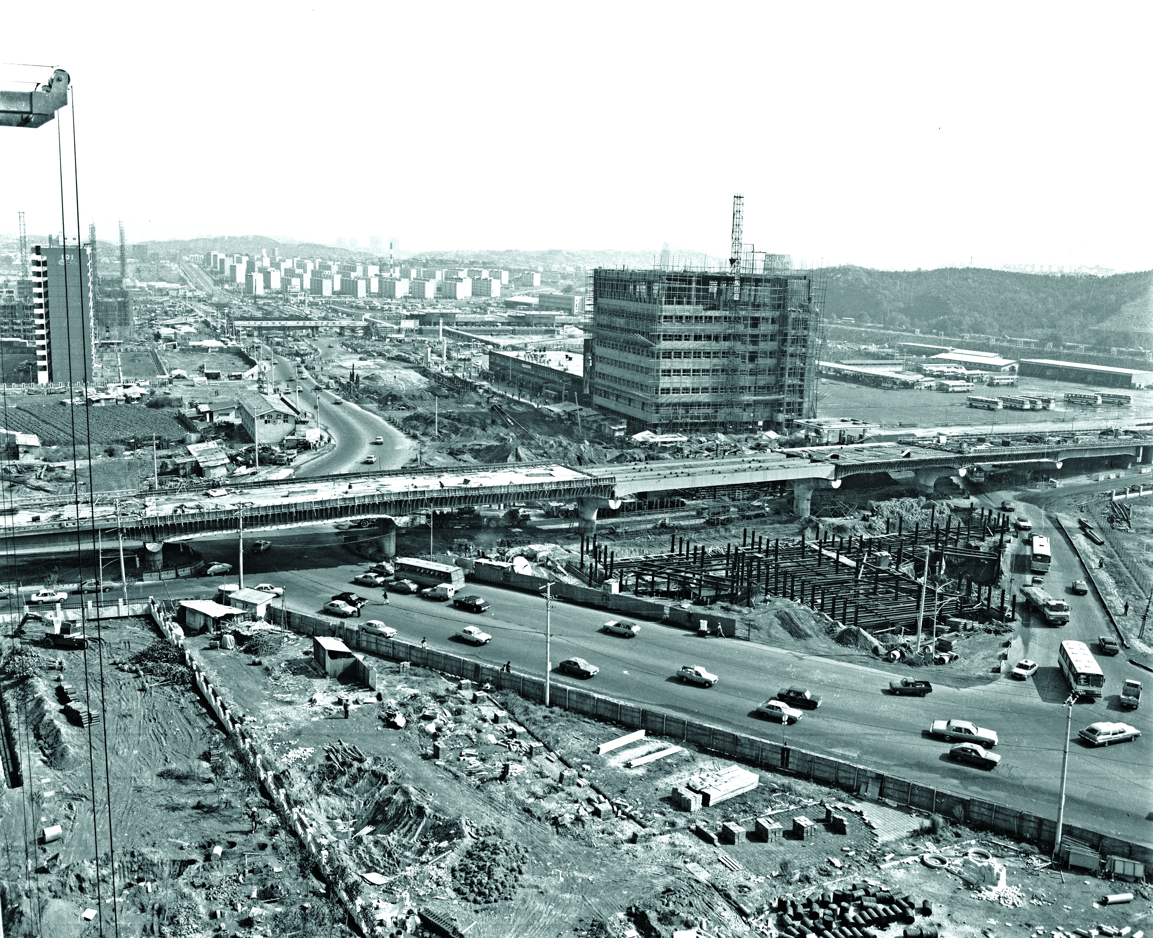 강남종합버스터미널_일대_공사_전경