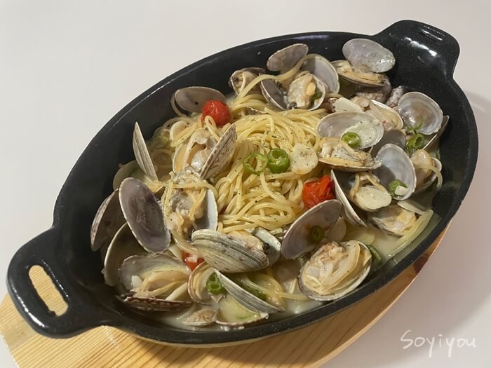 바지락-술-찜-파스타