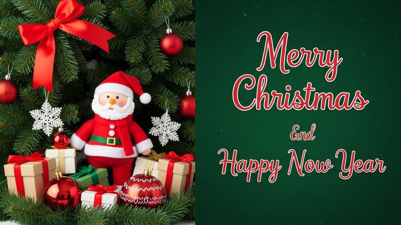 메리 크리스마스 해피뉴이어 영어