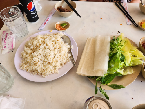 베트남 나트랑 현지 맛집 락깐 마늘밥