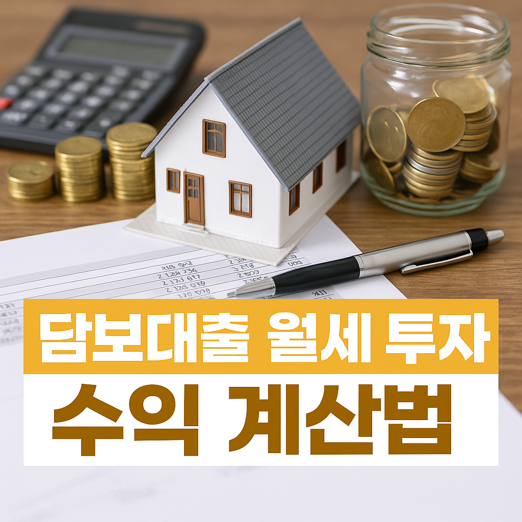 담보대출 월세 투자 수익 계산법