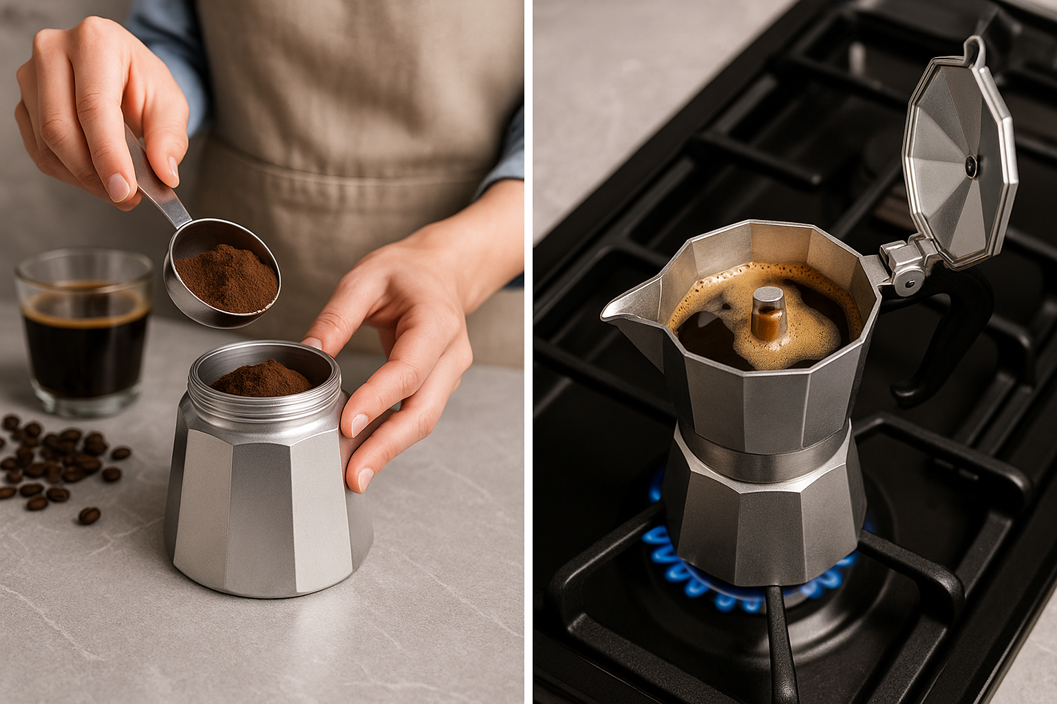 무카포트 커피 추출 방법