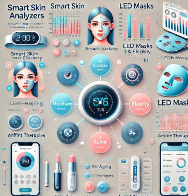 피부 관리템, 스마트 피부 측정기 & LED 마스크 리뷰 관련 사진