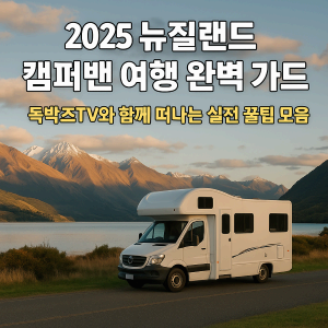 2025년 뉴질랜드 캠퍼밴 여행과 독박즈TV 캠핑 콘텐츠를 연계한 실전 여행 가이드