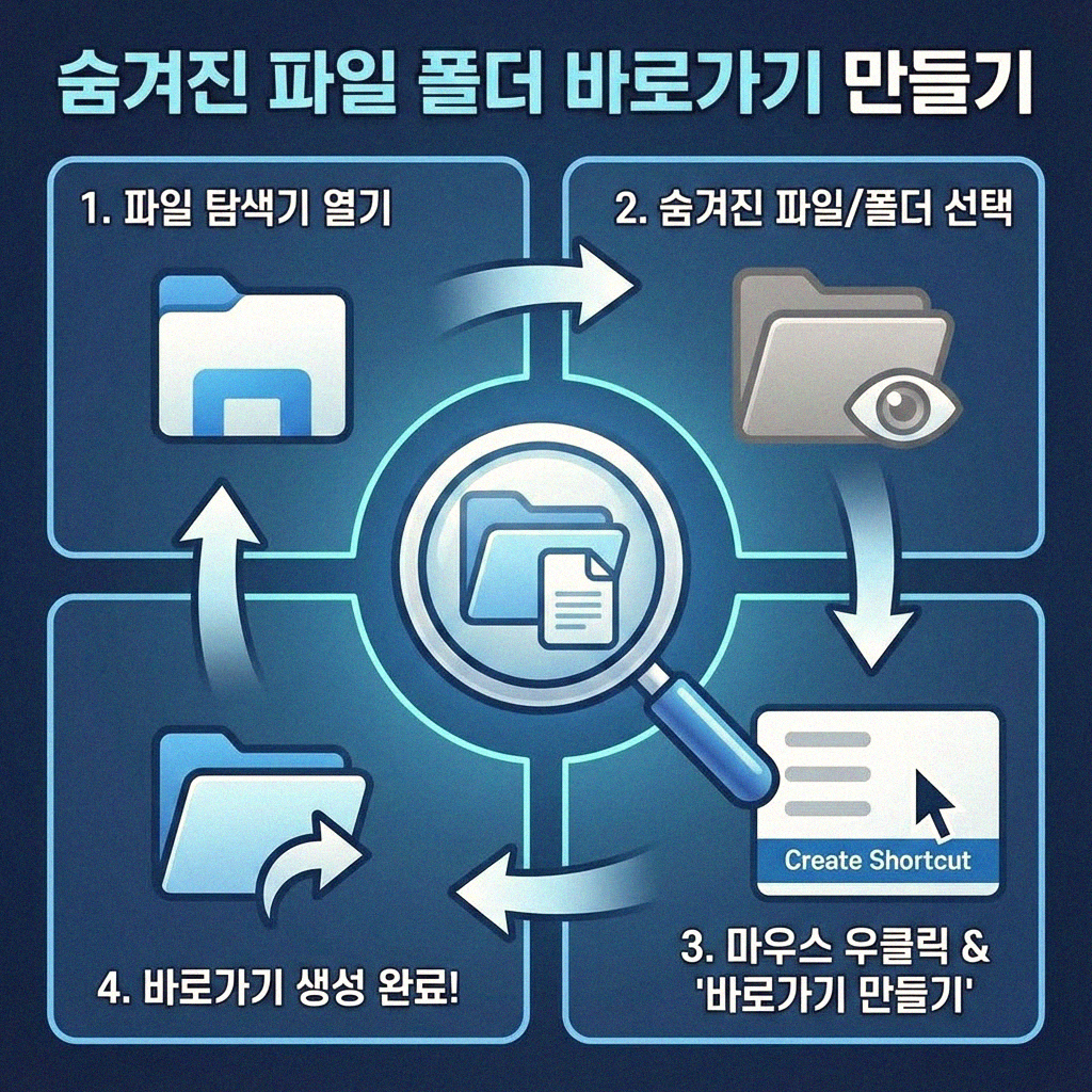 윈도우 바탕화면 바로가기 쉽게 만드는 방법 총정리