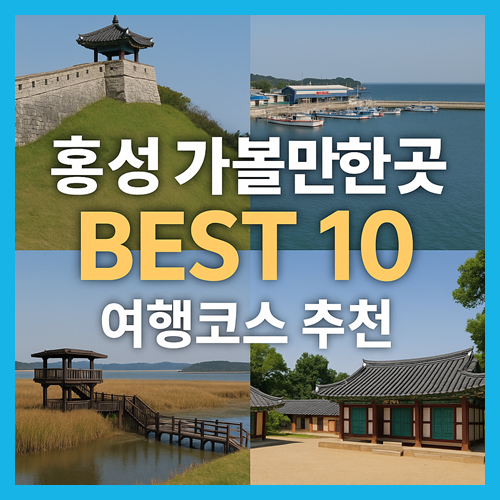 홍성 가볼만한곳 베스트10