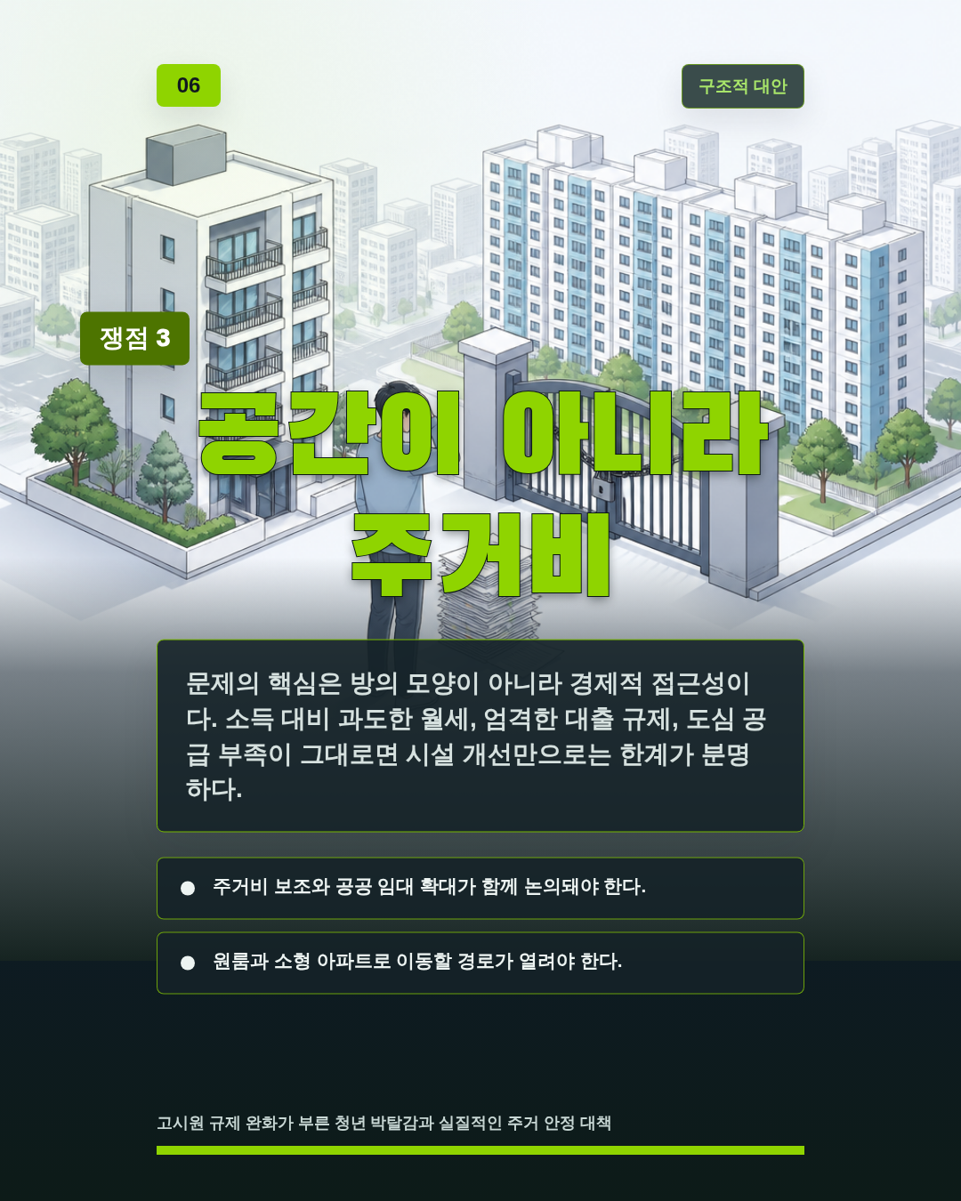 공간이 아니라 주거비