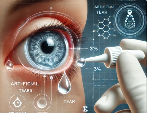 인공눈물 점안 장면