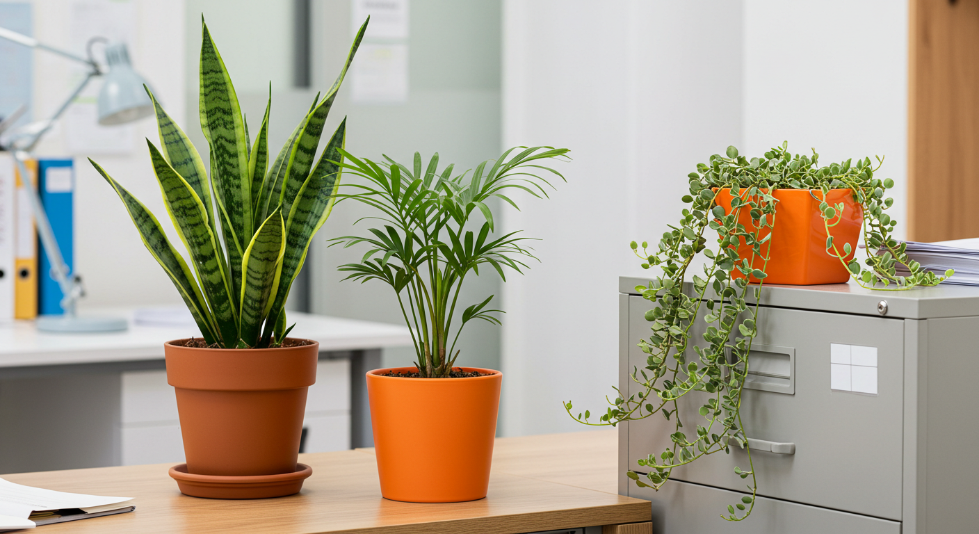 삭막한 사무실에 생기를! 초보자도 키우기 쉬운 사무실 화분 추천