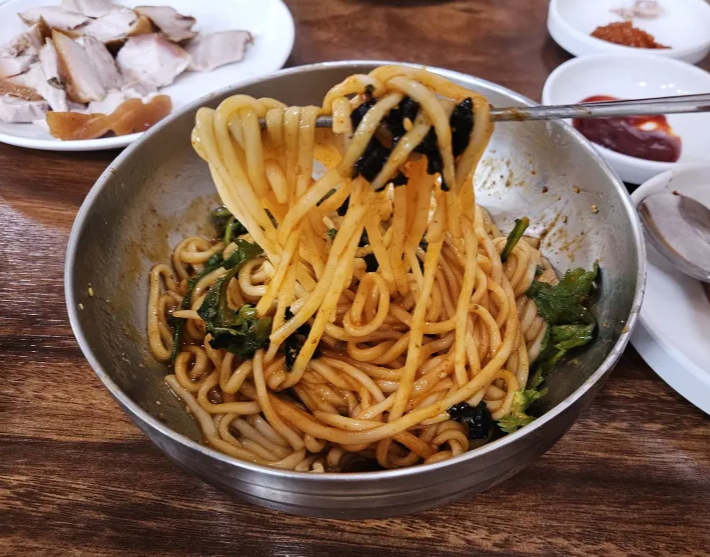 대전 둔산동 대선칼국수 비빔칼국수