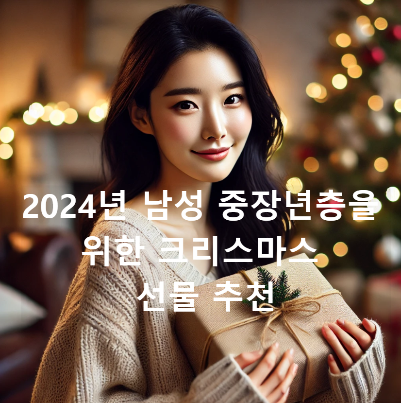 2024년 남성 중장년층을 위한 크리스마스 선물 추천