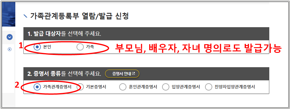 가족관계증명서