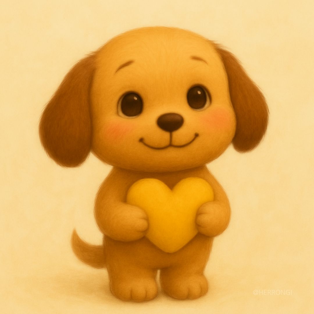 치유되어 사랑을 회복한 헤롱이 모습